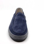 Brunos moc blauw suède Lido 251